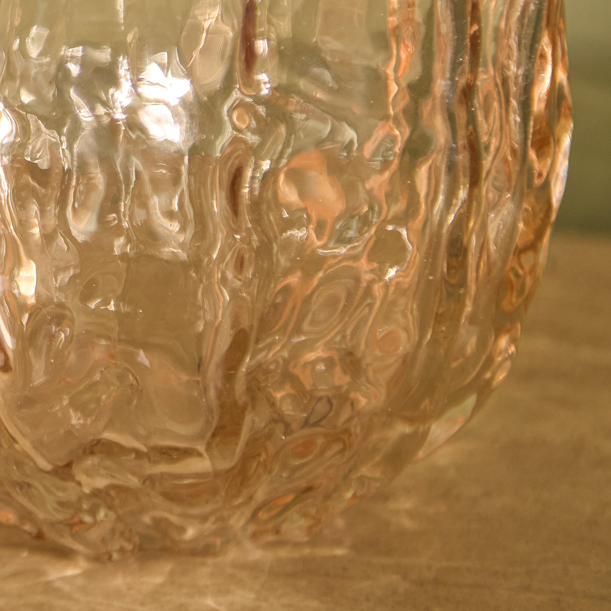 Radford 19cm Glass Vase - Clay - Laura James 