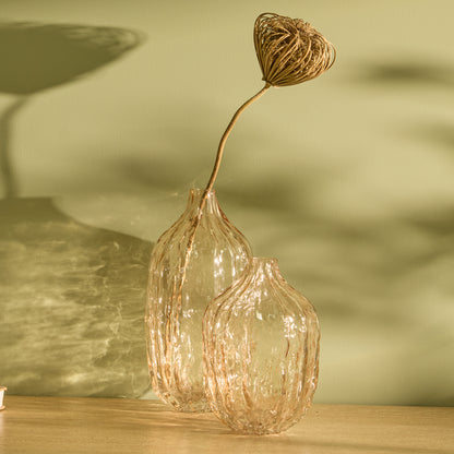 Radford 19cm Glass Vase - Clay - Laura James 