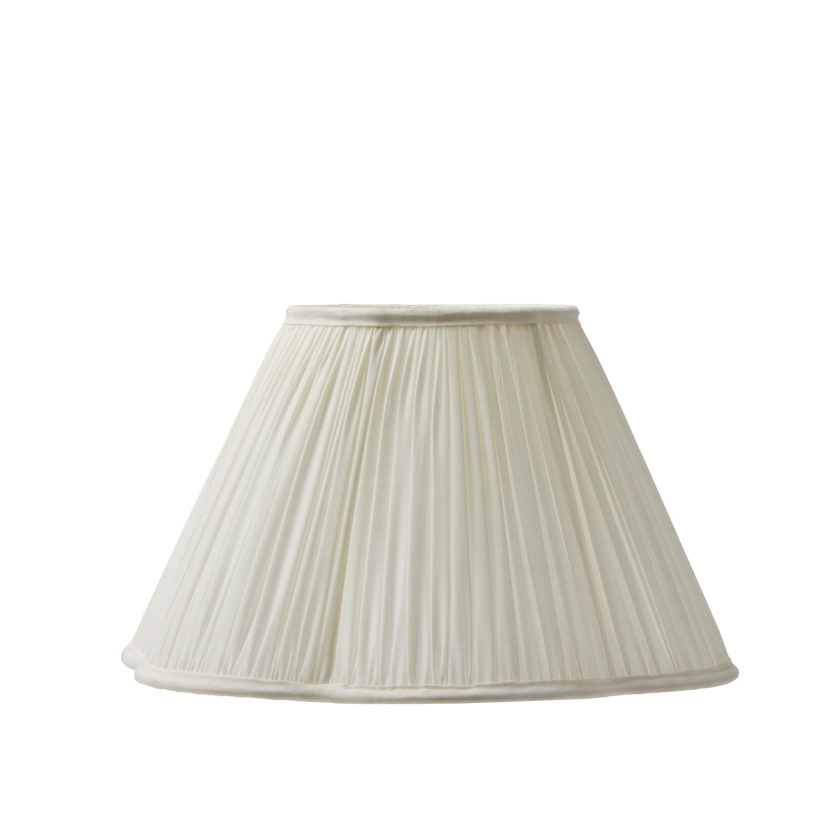 Radley 33cm Gathered Lamp Shade - Cotton White - Laura James 