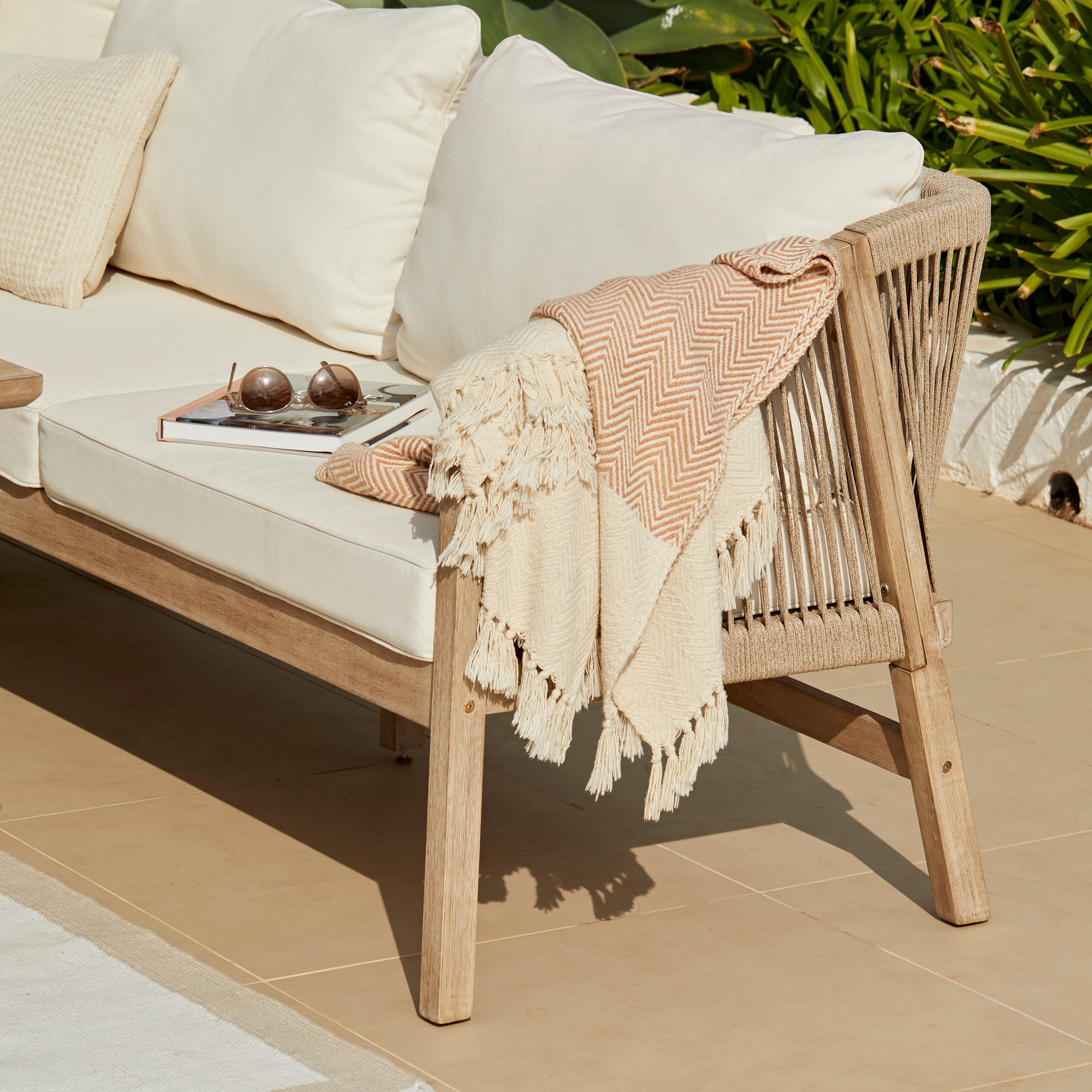 Shiro Wooden Garden Corner Dining Sofa Set – Laura James