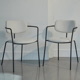 Luca Dining Chairs - Set of 4 - Light Beige - Laura James 
