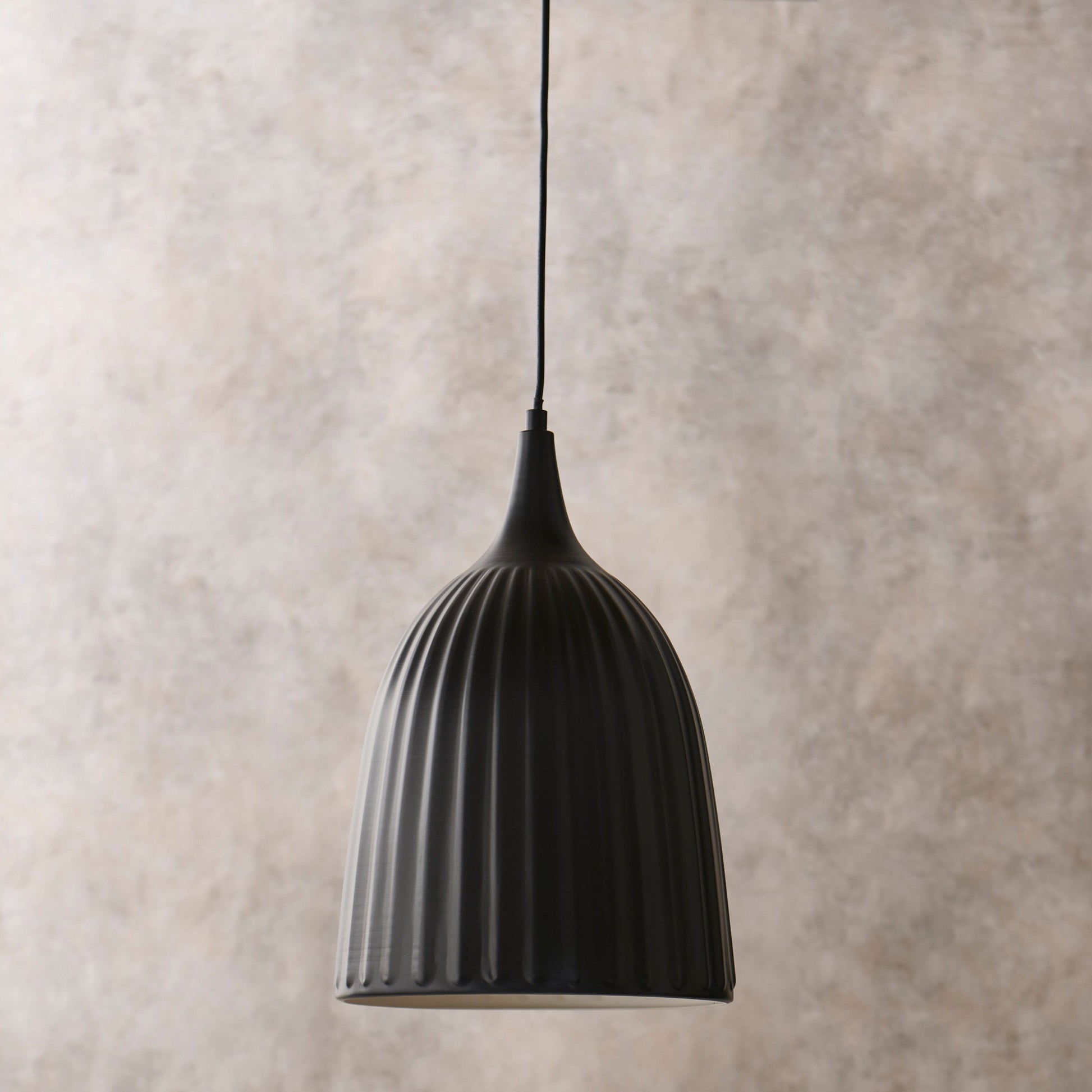 Lambeth 38.5cm Pendant Light - Black - Laura James