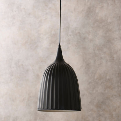 Lambeth 38.5cm Pendant Light - Black - Laura James