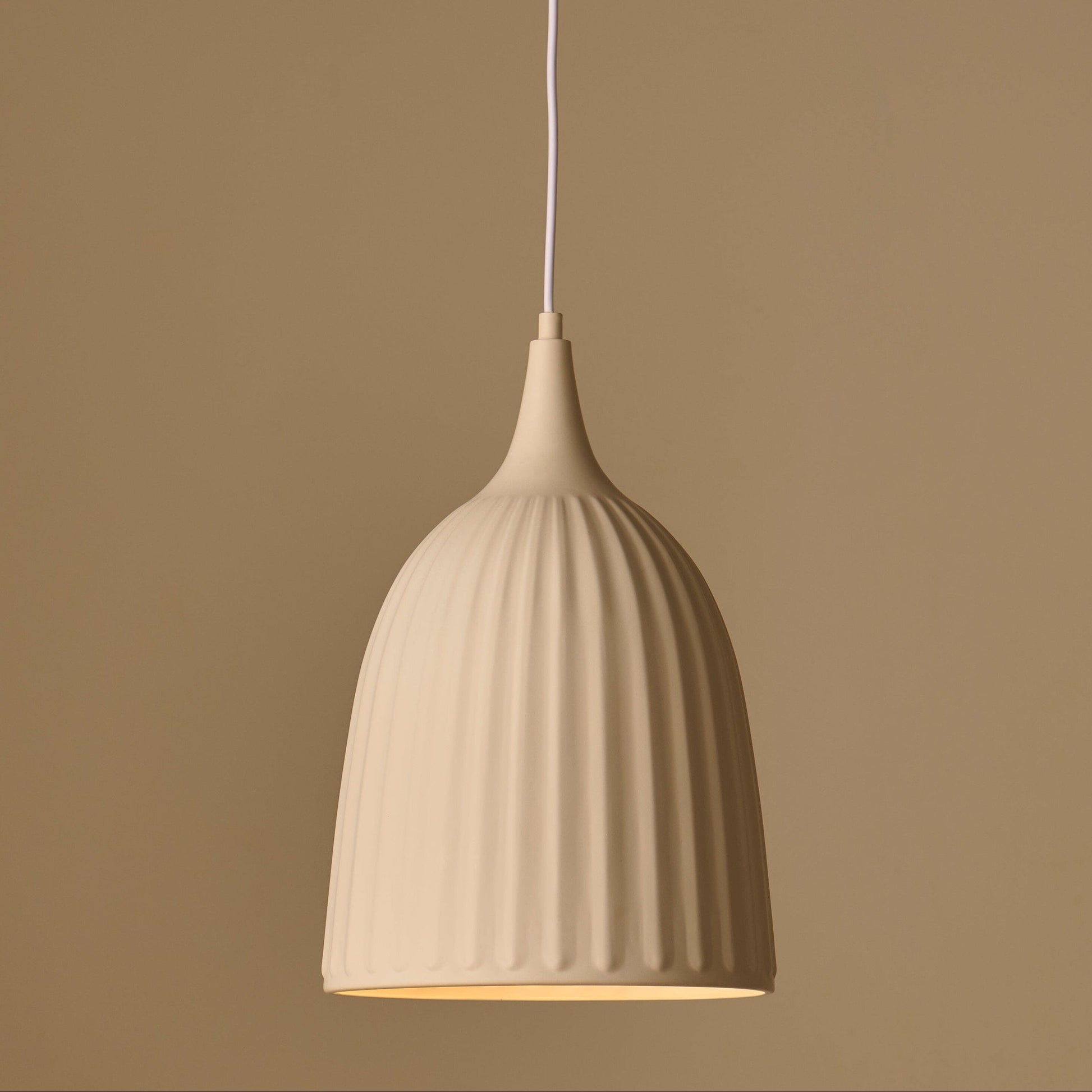 Lambeth 38.5cm Pendant Light - Off White - Laura James