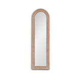Langton 170x50cm Wooden Arch Floor Mirror - Whitewash - Laura James 