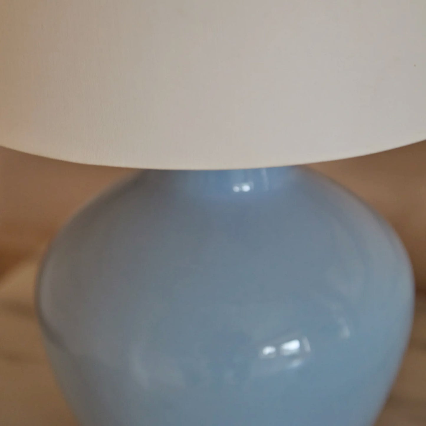 Launton 27cm Ceramic Lamp Base - Cornflower Blue - Laura James 