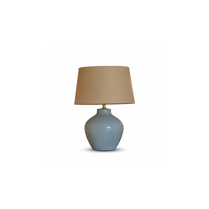 Launton 27cm Ceramic Lamp Base - Cornflower Blue