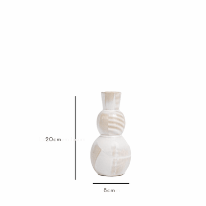 Colden 20cm Ceramic Vase - White
- Laura James 