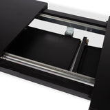 Magnus Black Wood Dining Table - Extendable - Laura James