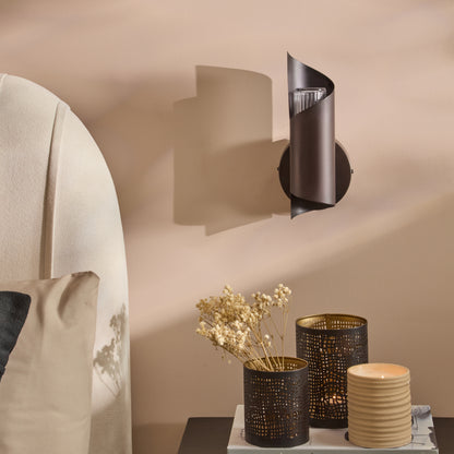 Levington 25cm IP44 Wall Light - Black Bronze - Laura James 