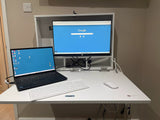 Linden Folding Desk - Snow White