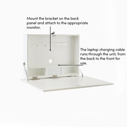 Linden Folding Desk - Snow White - Laura James 