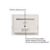 Linden Folding Desk - Snow White - Laura James 
