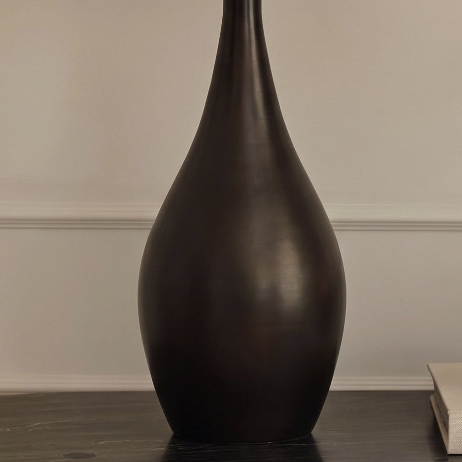 Linford 47cm Table Lamp Base - Black Bronze - Laura James 