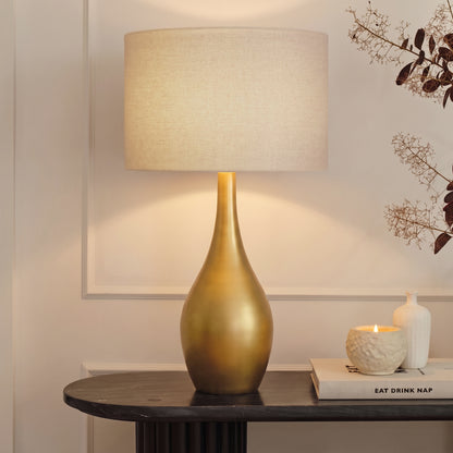 Linford 47cm Table Lamp Base - Heirloom Brass