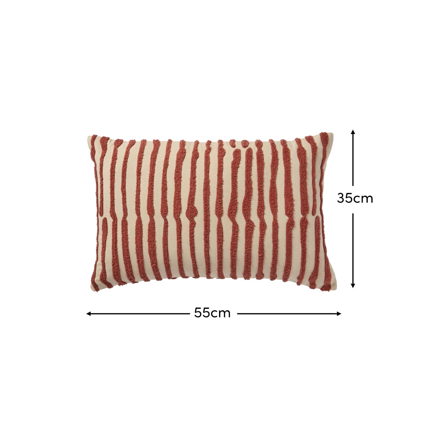 Lohara 35 x 55cm Cushion Cover - Paprika - Laura James