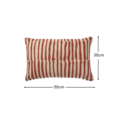 Lohara 35 x 55cm Cushion Cover - Paprika - Laura James