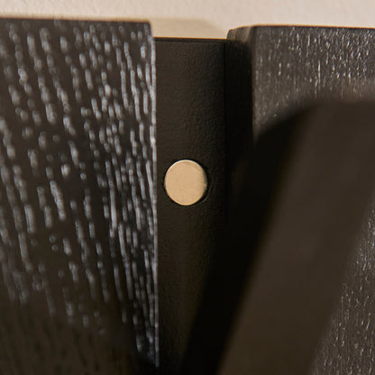 Lowell Black Oak Folding Coat Rack - Laura James