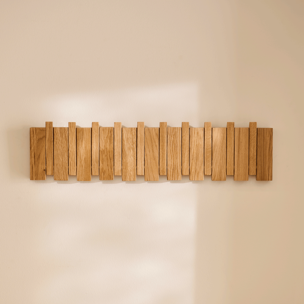 Lowell Folding Coat Rack - Pale Oak – Laura James