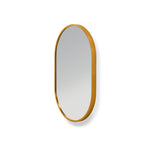 Capsule Gold Metal Wall Mirror - Laura James

