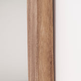 Lowesby 60x40cm Wooden Mirror - Natural - Laura James 