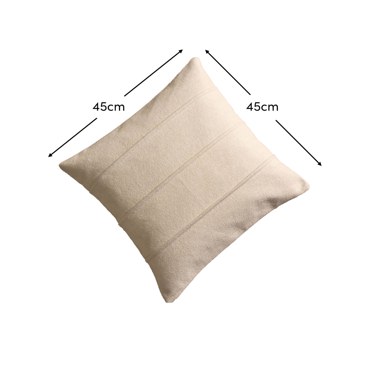 Ludbrook 45x45cm Cushion Cover - Natural - Laura James 
