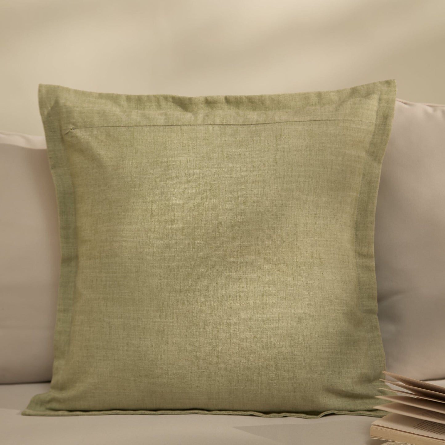 Ludlow 50x50cm Outdoor Cushion Cover - Sage Green - Laura James