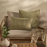 Ludlow 50x50cm Outdoor Cushion Cover - Sage Green - Laura James