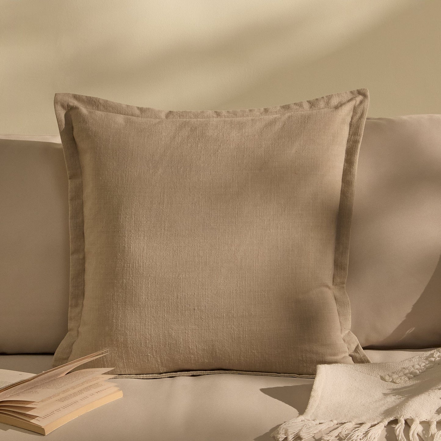 Ludlow 50x50cm Outdoor Cushion Cover - Sand - Laura James