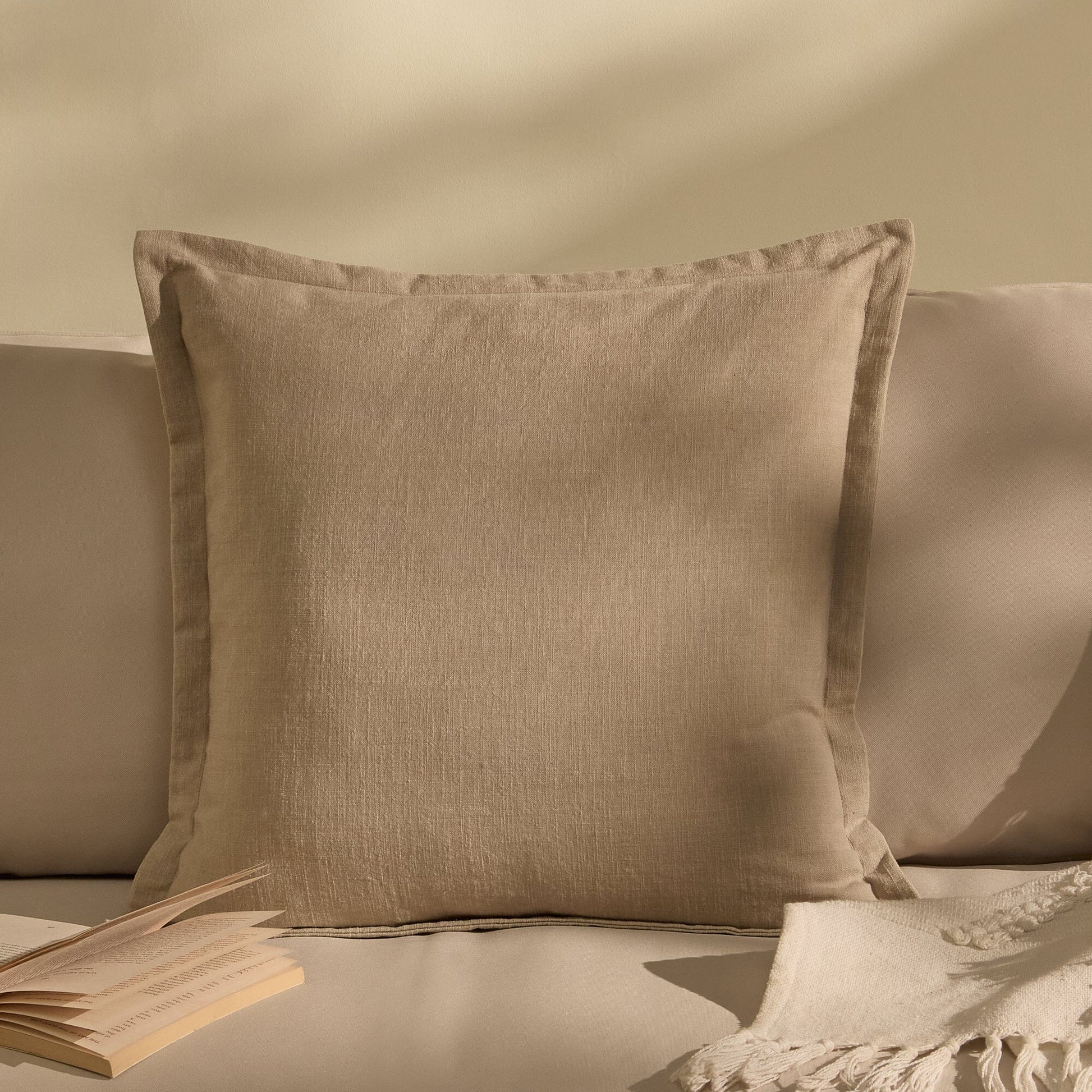 Ludlow 50x50cm Outdoor Cushion Cover - Sand - Laura James
