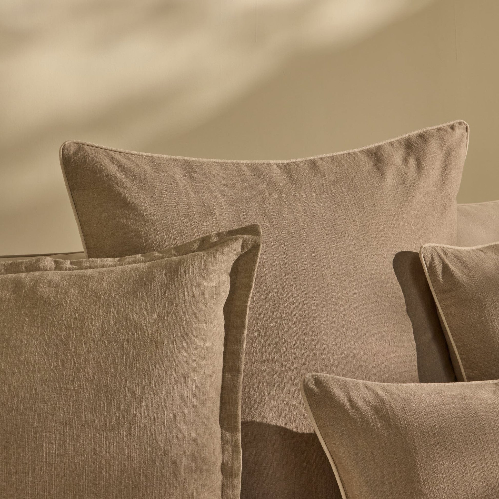 Ludlow 50x50cm Outdoor Cushion Cover - Sand - Laura James