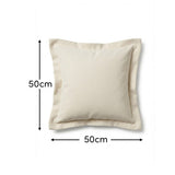 Ludney 50x50cm Cushion Cover - Ivory - Laura James