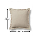 Ludney 50x50cm Cushion Cover - Soft Beige - Laura James