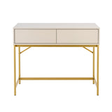 Luella 100cm Dressing Table - Driftwood - Laura James