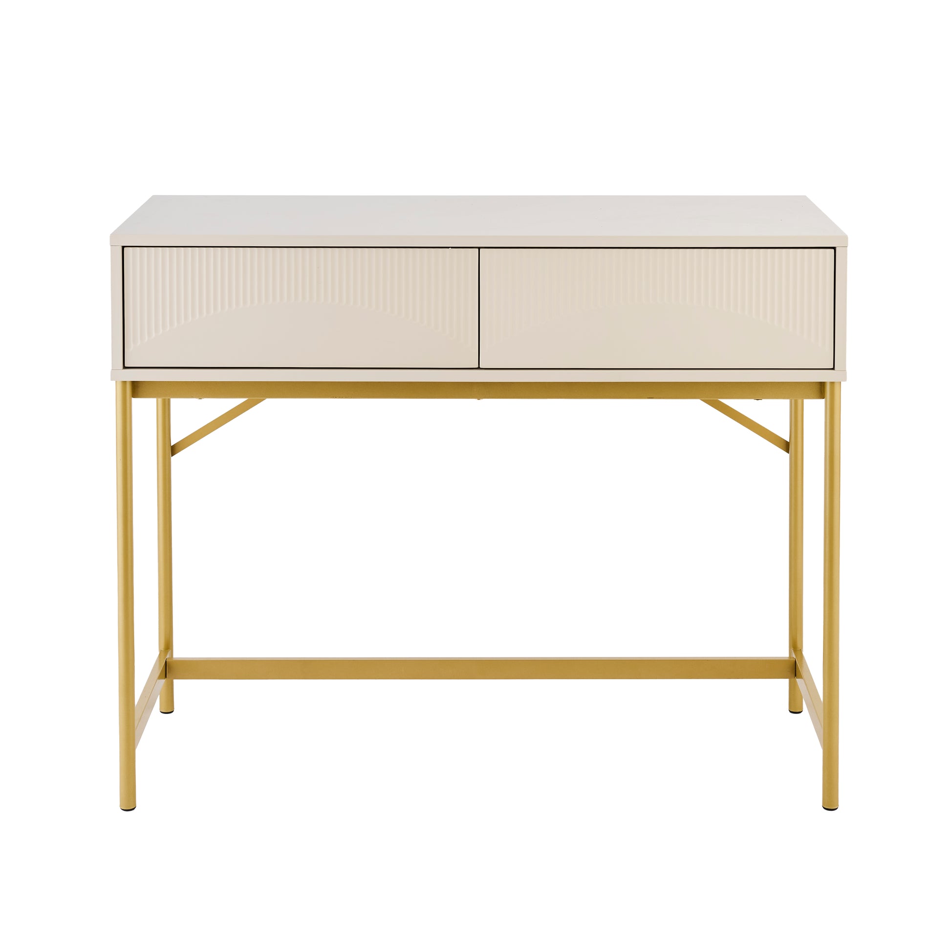 Luella 100cm Dressing Table - Driftwood - Laura James
