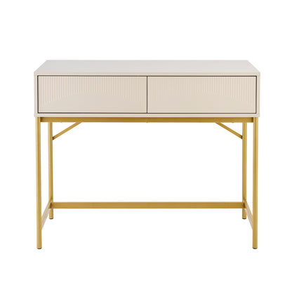 Luella 100cm Dressing Table - Driftwood - Laura James