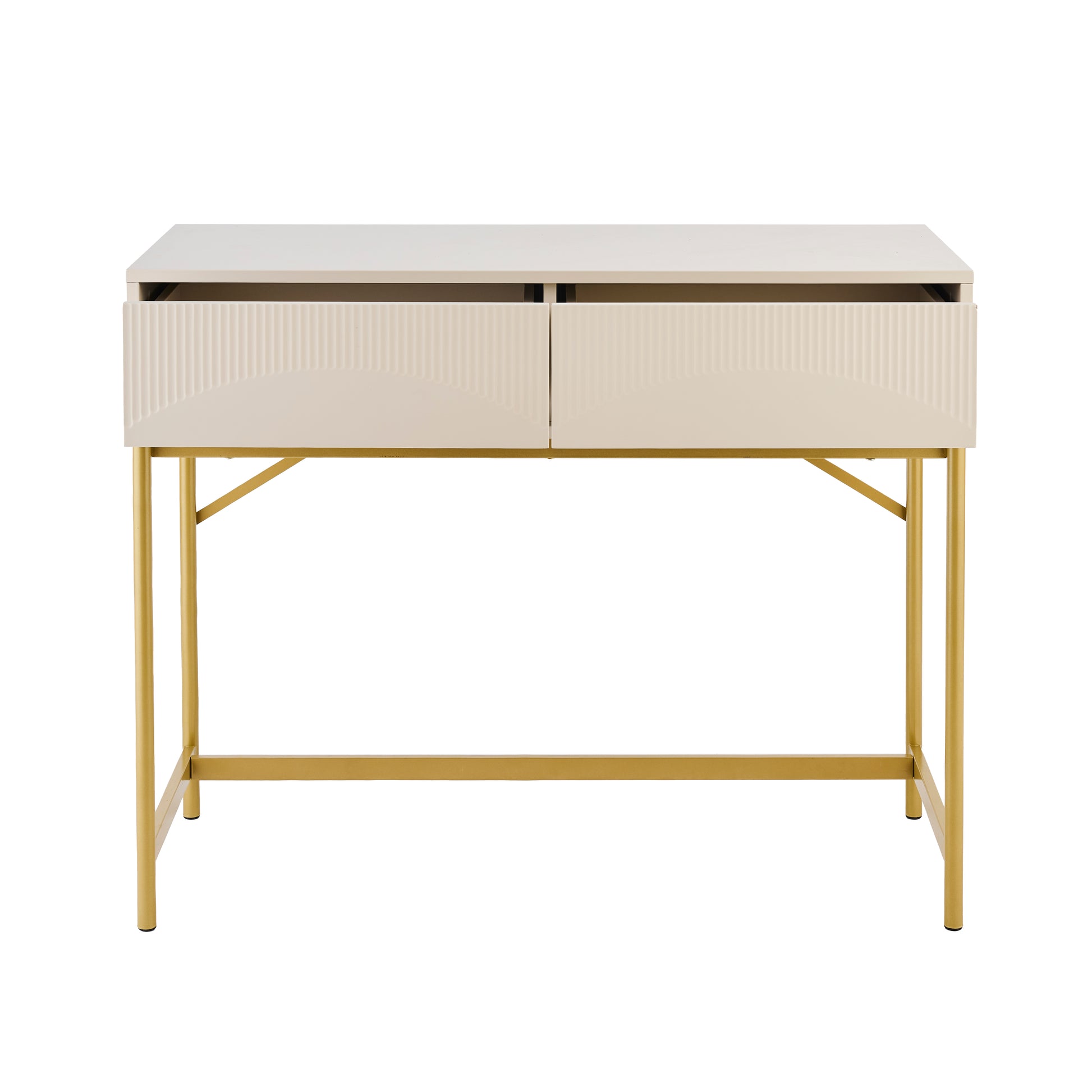 Luella 100cm Dressing Table - Driftwood - Laura James