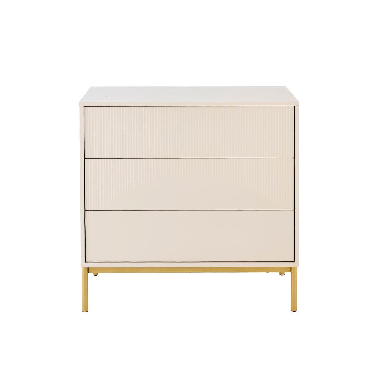 Luella 80cm 3 Drawer Chest of Drawers - Driftwood - Laura James