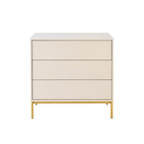 Luella 80cm 3 Drawer Chest of Drawers - Driftwood - Laura James