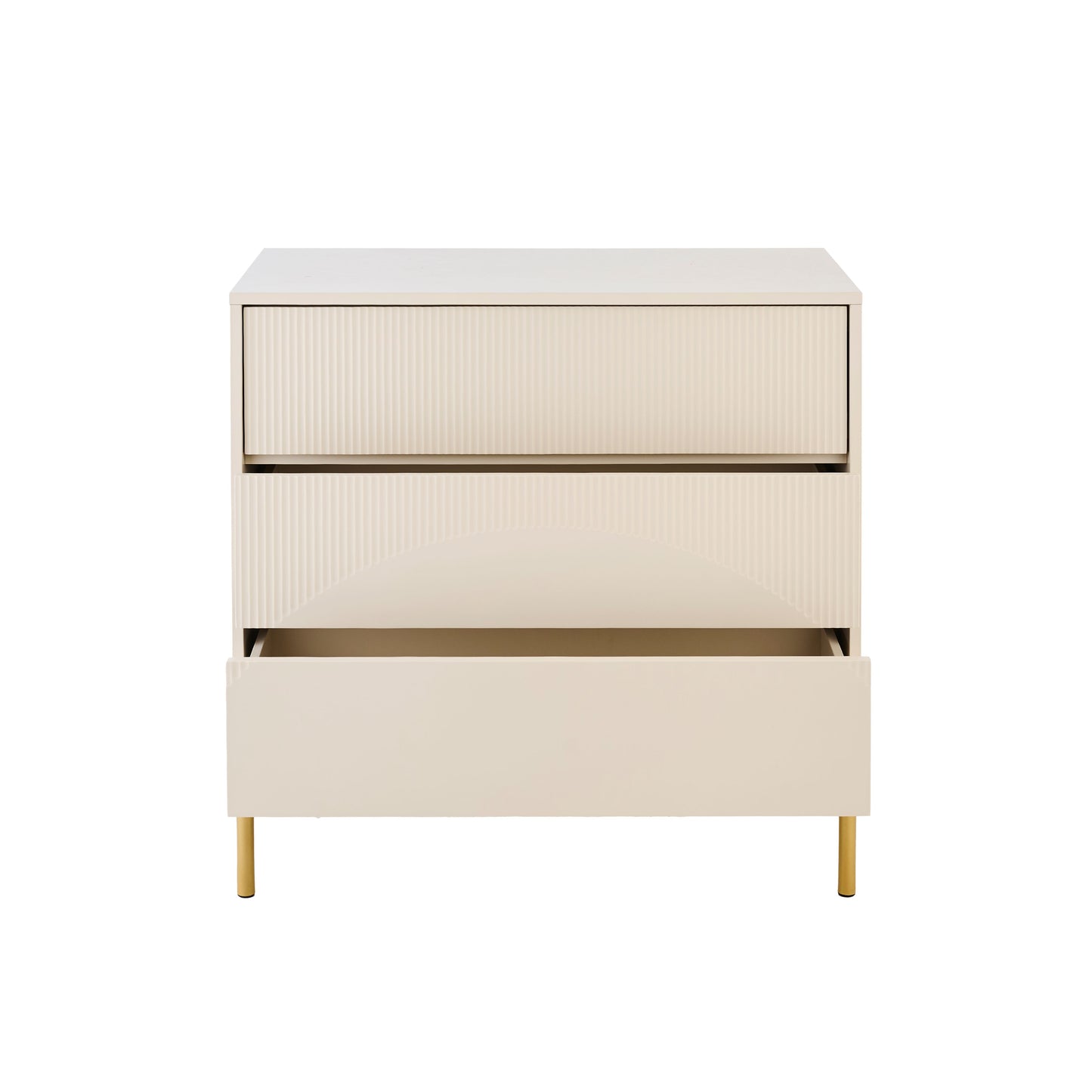 Luella 80cm 3 Drawer Chest of Drawers - Driftwood - Laura James