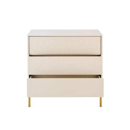 Luella 80cm 3 Drawer Chest of Drawers - Driftwood - Laura James