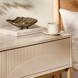 Luella 100cm Dressing Table - Driftwood - Laura James