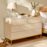 Luella 120cm 4 Chest of Drawers - Driftwood - Laura James