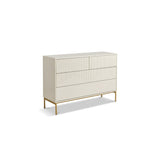 Luella 120cm 4 Chest of Drawers - Driftwood - Laura James