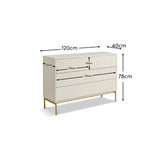 Luella 120cm 4 Chest of Drawers - Driftwood - Laura James