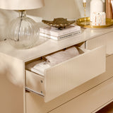 Luella 120cm 4 Chest of Drawers - Driftwood - Laura James
