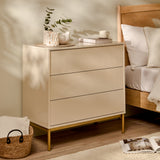 Luella 80cm 3 Drawer Chest of Drawers - Driftwood - Laura James