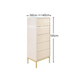 Luella 80cm 5 Drawer Tallboy - Driftwood - Laura James