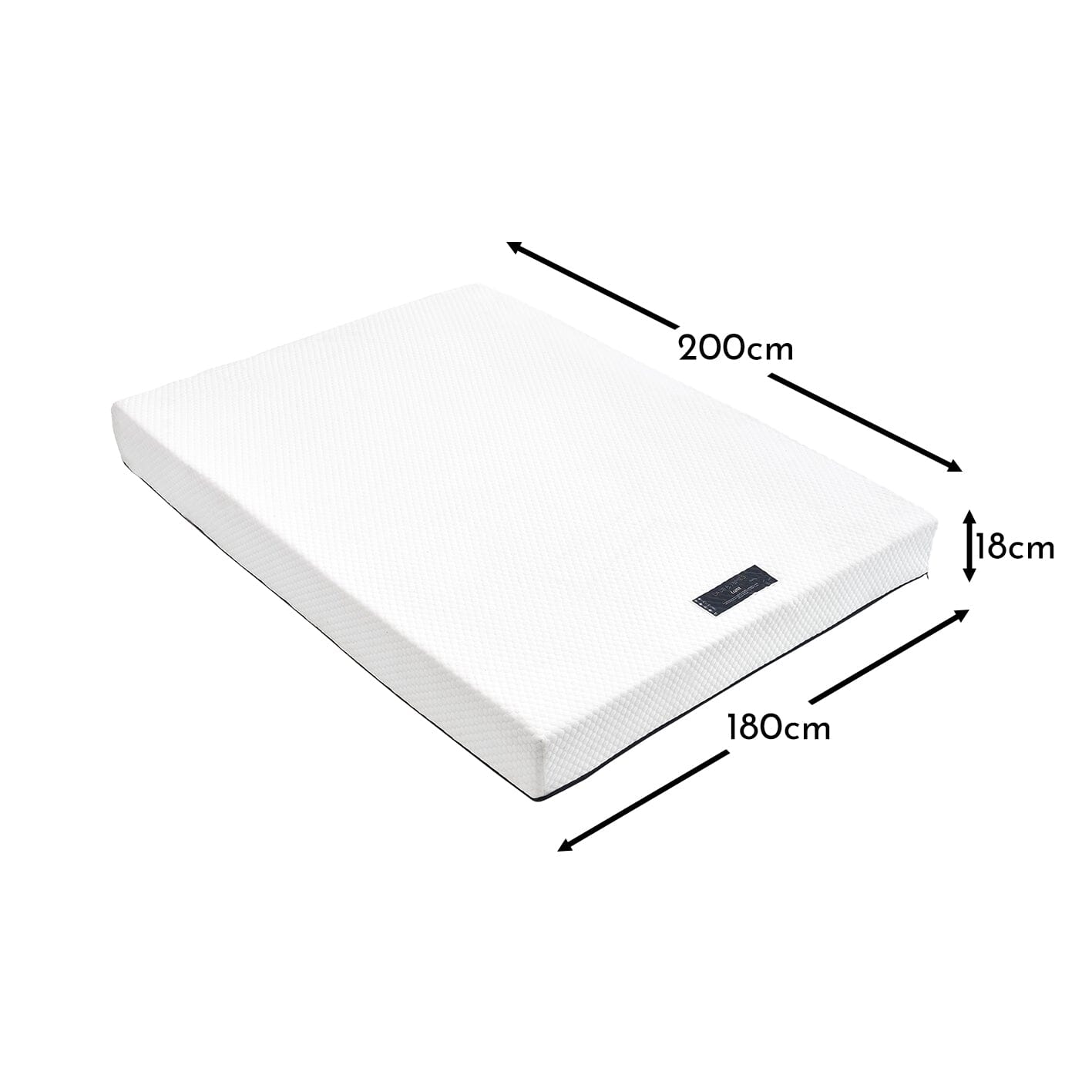 Luna Super King Mattress - Ink Blue Zip - Laura James