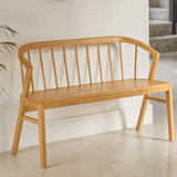 Mabel 3 Seater Bench - Classic Oak - Laura James 